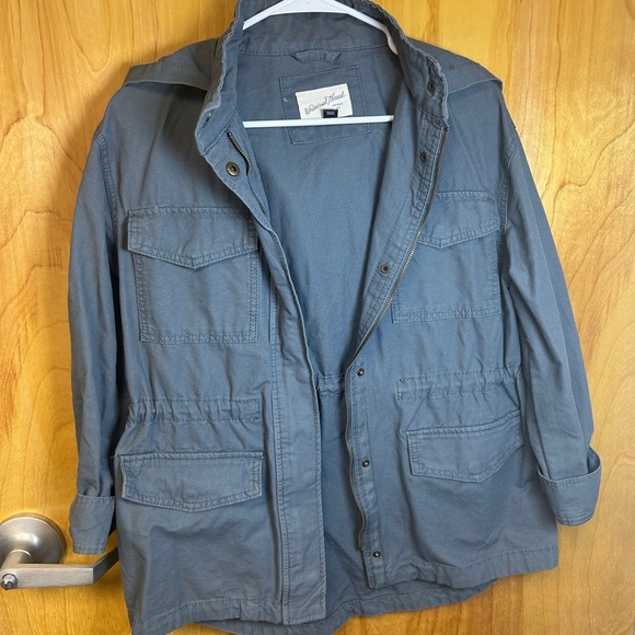 Universal Thread Blue Military Field Jacket - Picture 3 of 4